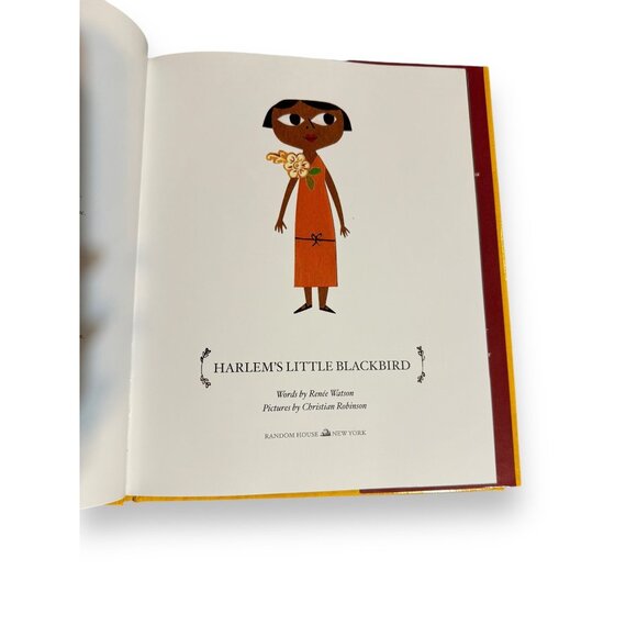 Harlems Little Blackbird By Renée Watson & Christian Robinson Hardcover Book - Picture 5 of 9